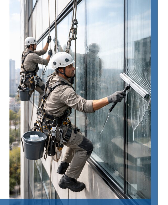 Мойка окон альпинистами в Самаре от 4548 р. | ВЫСОТНИК-Смр