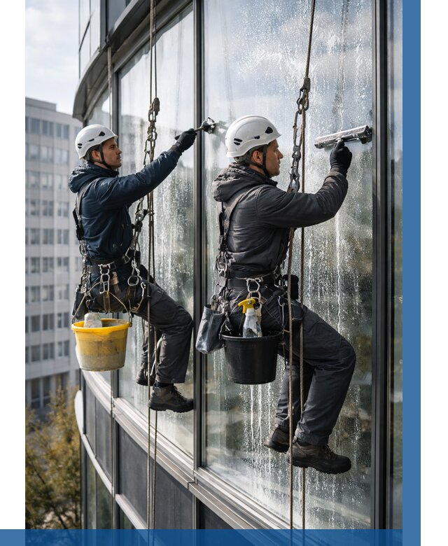 Мойка панорамных окон в Самаре от 354 р. заказать у ВЫСОТНИК-Смр