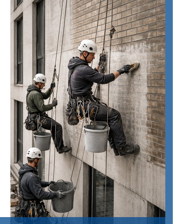 Удаление высолов с фасада в Самаре от 253 р. | ВЫСОТНИК-Смр