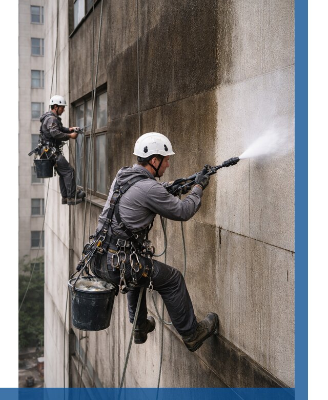 Очистка фасада от копоти в Самаре от 253 р. | ВЫСОТНИК-Смр