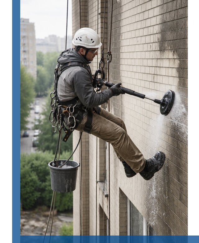 Очистка фасада от копоти в Самаре профессионально и безопасно