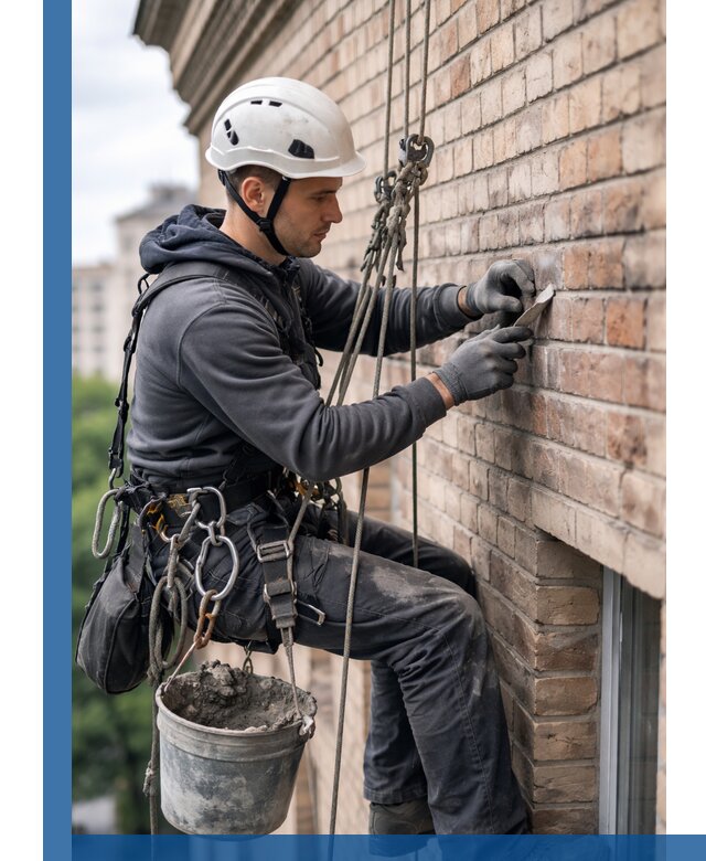 Качественный ремонт кирпичной кладки фасада в Самаре с гарантией