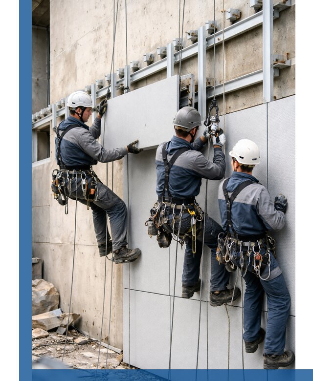 Монтаж вентилируемого фасада в Самаре под ключ с гарантией качества