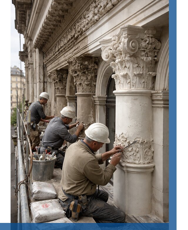 Реставрация фасадной лепнины в Самаре от 2527 р. | ВЫСОТНИК-Смр