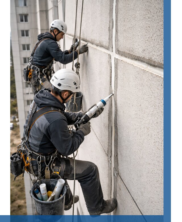 Герметизация межпанельных швов в Самаре от 707 р. | ВЫСОТНИК-Смр