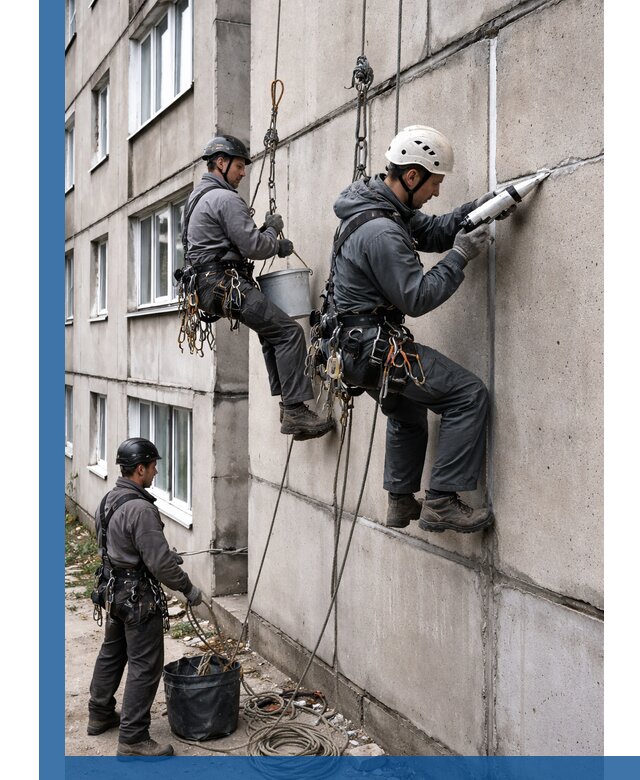 Герметизация межпанельных швов в Самаре с гарантией герметичности