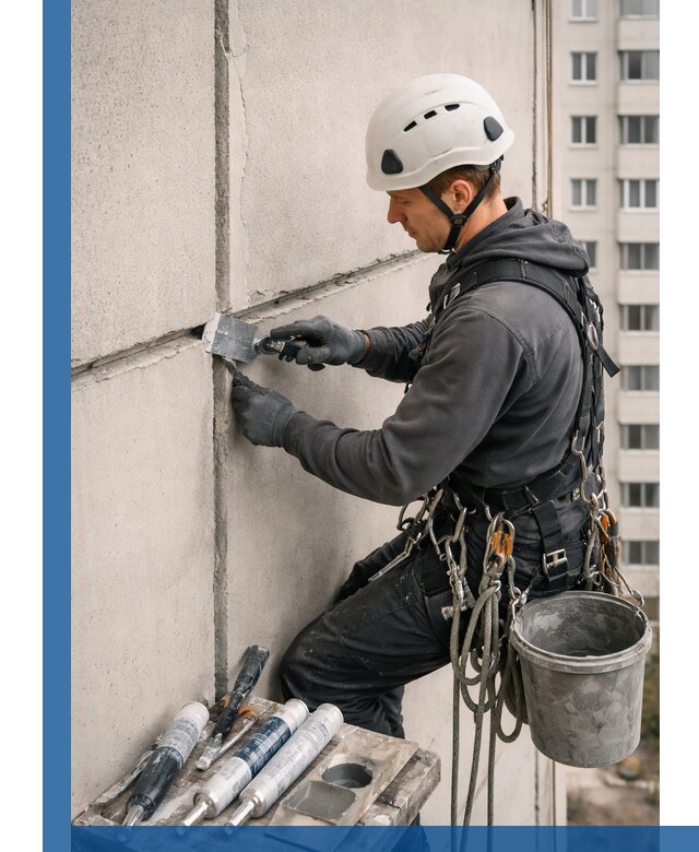 Ремонт межпанельных швов в Самаре герметизация и восстановление