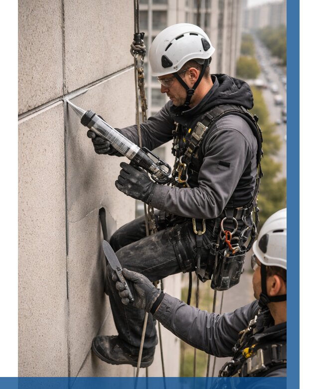 Первичная герметизация швов в Самаре от 606 р. | ВЫСОТНИК-Смр