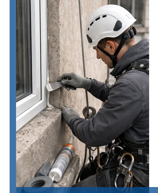 Герметизация монтажных швов окон в Самаре с гарантией качества