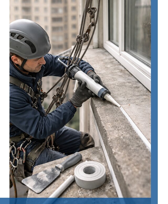 Герметизация балконного козырька в Самаре от 4548 р. | ВЫСОТНИК-Смр