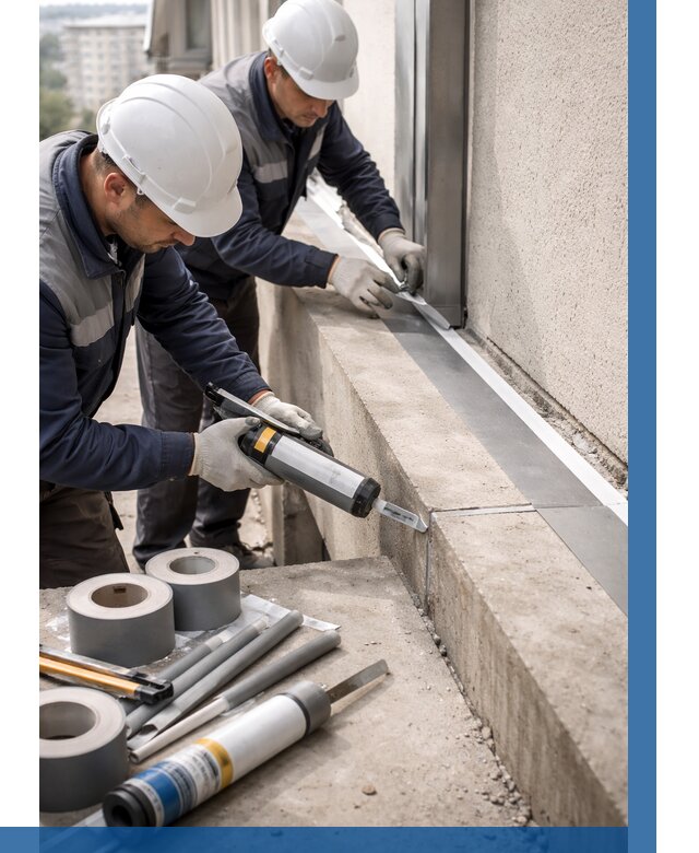 Герметизация примыкания балкона в Самаре от 4548 р. | ВЫСОТНИК-Смр