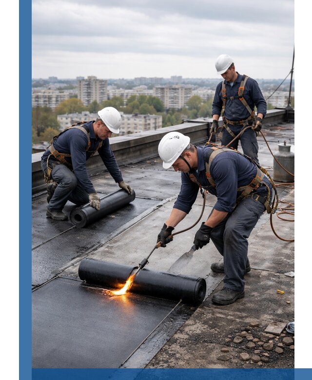 Ремонт наплавляемой кровли в Самаре качественно и надежно