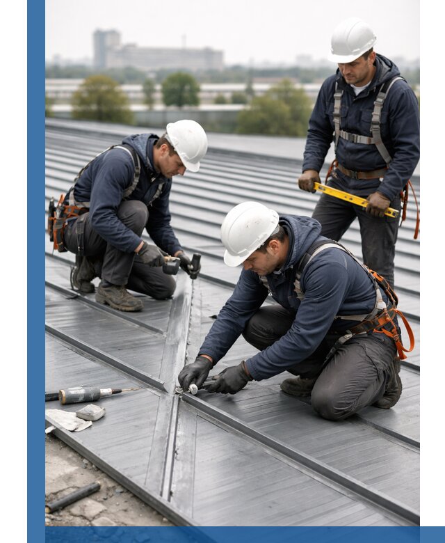 Ремонт фальцевой кровли в Самаре срочно и качественно