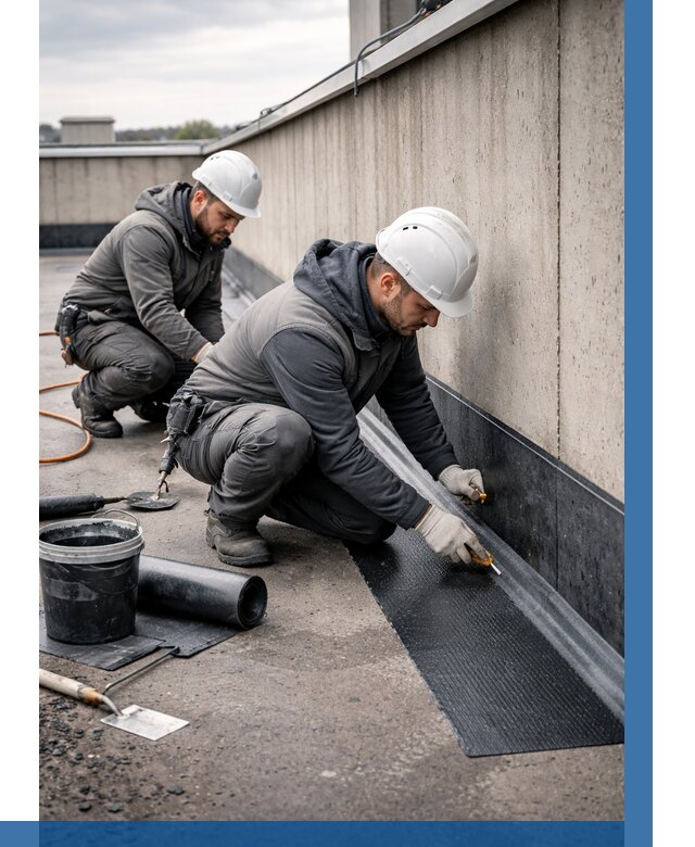 Гидроизоляция примыканий на кровле в Самаре от 910 р. | ВЫСОТНИК-Смр