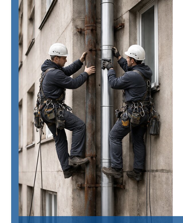 Замена водосточных труб в Самаре: монтаж и демонтаж под ключ