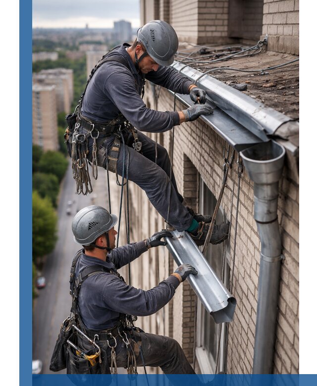 Ремонт водосточных желобов в Самаре, быстро и качественно
