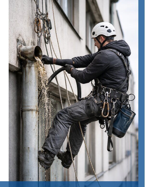 Прочистка водосточных труб в Самаре от 3537 р. | ВЫСОТНИК-Смр
