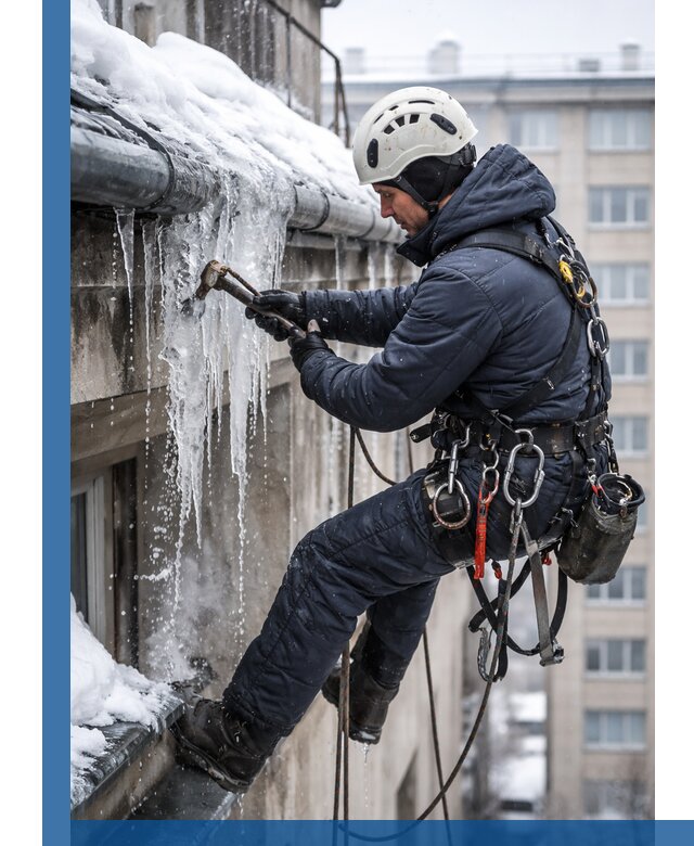Удаление наледи и чистка водостоков в Самаре оперативно и безопасно