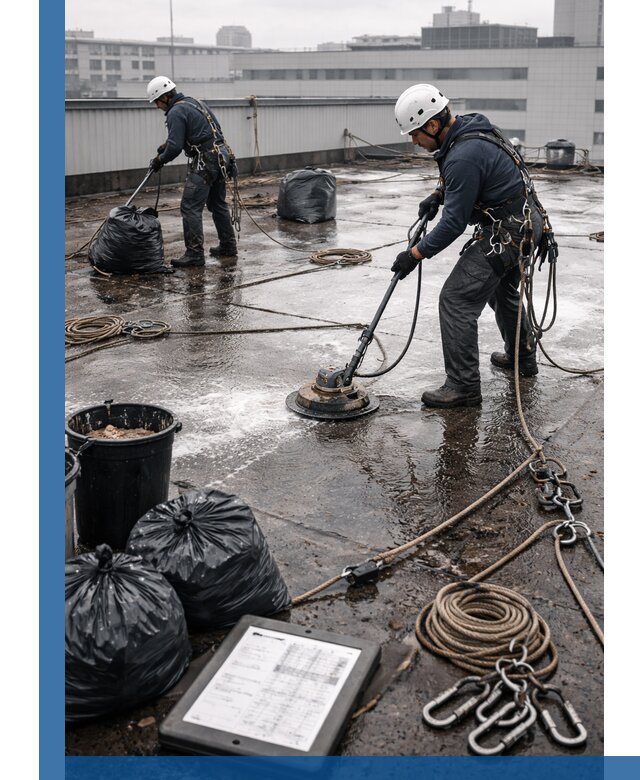 Плановая очистка кровли по графику в Самаре для безопасности