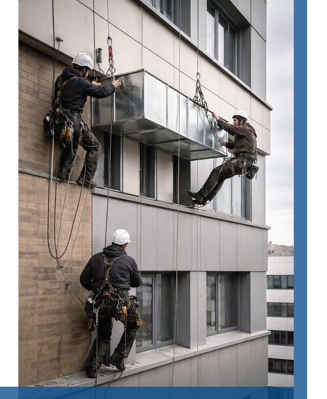 Монтаж воздуховодов на фасаде в Самаре от 1516 р. | ВЫСОТНИК-Смр