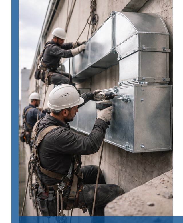 Профессиональный монтаж вентиляционных коробов в Самаре под ключ