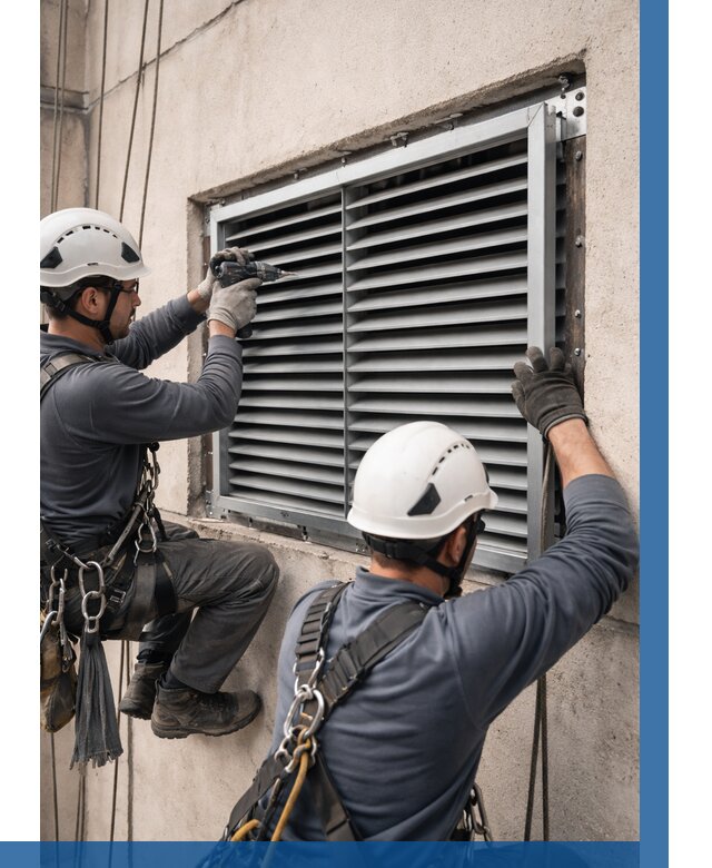 Монтаж вентиляционных решеток в Самаре от 4548 р. | ВЫСОТНИК-Смр