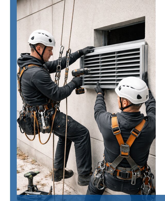 Монтаж вентиляционных решеток в Самаре профессиональный сервис