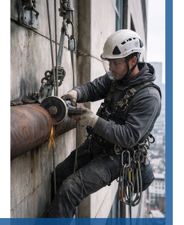 Резка металла на высоте в Самаре по цене от 4548 р. | ВЫСОТНИК-Смр