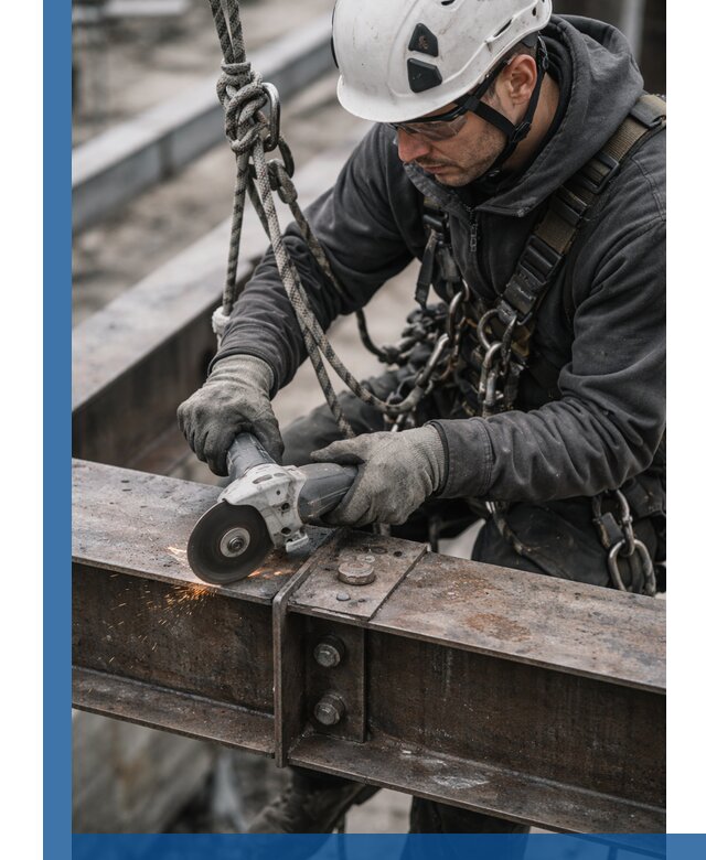 Резка металла на высоте в Самаре для зданий и конструкций