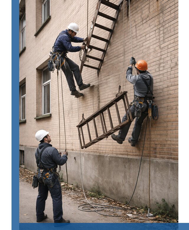 Демонтаж пожарной лестницы в Самаре быстро и безопасно