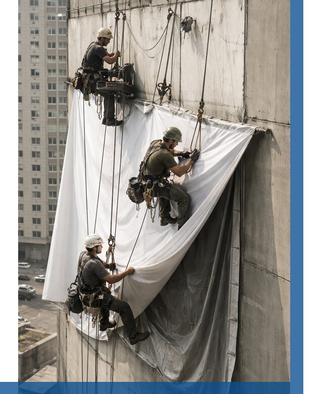 Замена баннерного полотна в Самаре от 6569 р. | ВЫСОТНИК-Смр—заказать