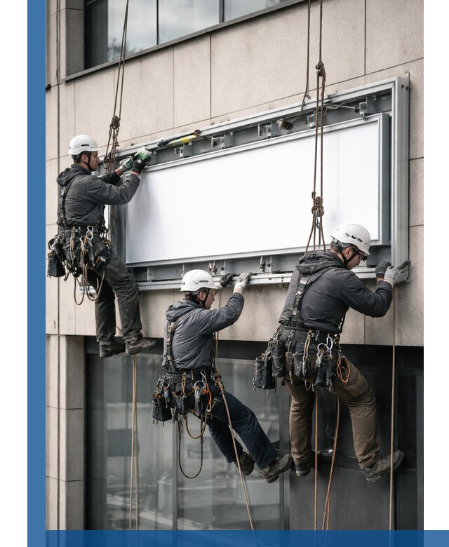 Профессиональный монтаж светового короба под ключ в Самаре