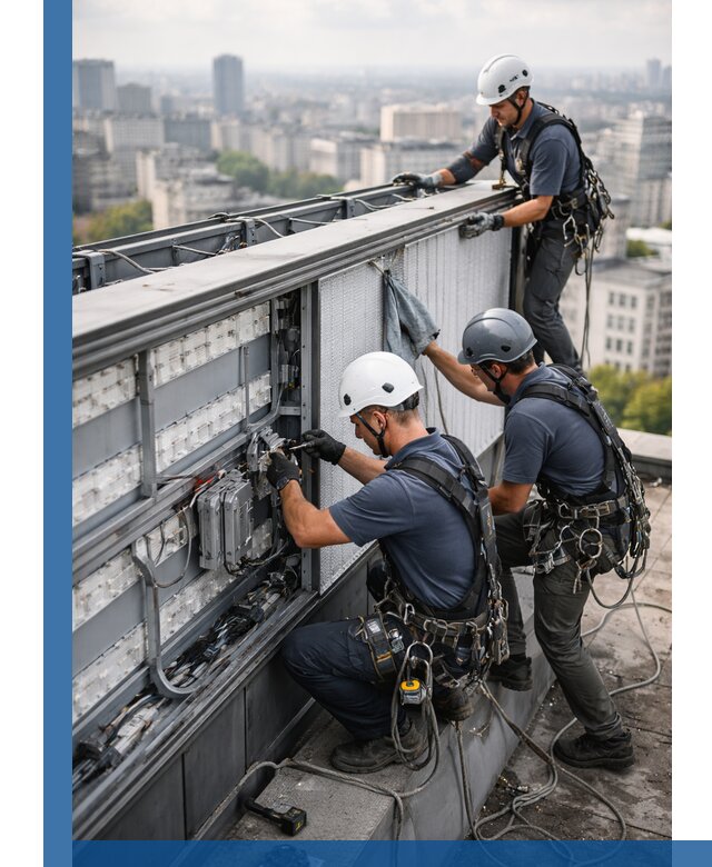 Профессиональное обслуживание крышной рекламы в Самаре под ключ