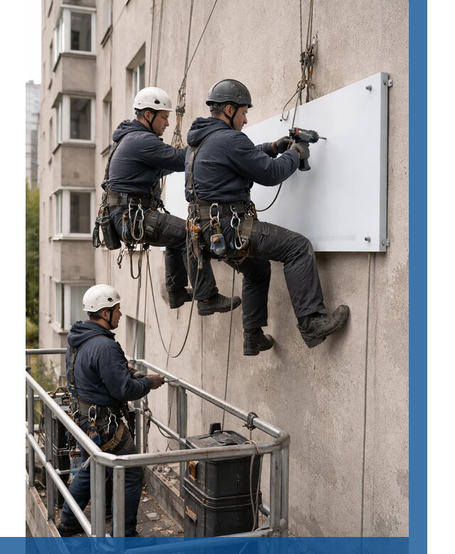 Монтаж табличек и указателей в Самаре от 3537 р. | ВЫСОТНИК-Смр