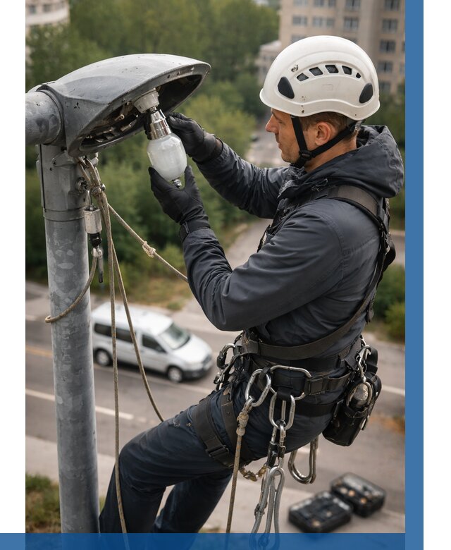 Замена ламп на высоте в Самаре от 2527 р. | ВЫСОТНИК-Смр