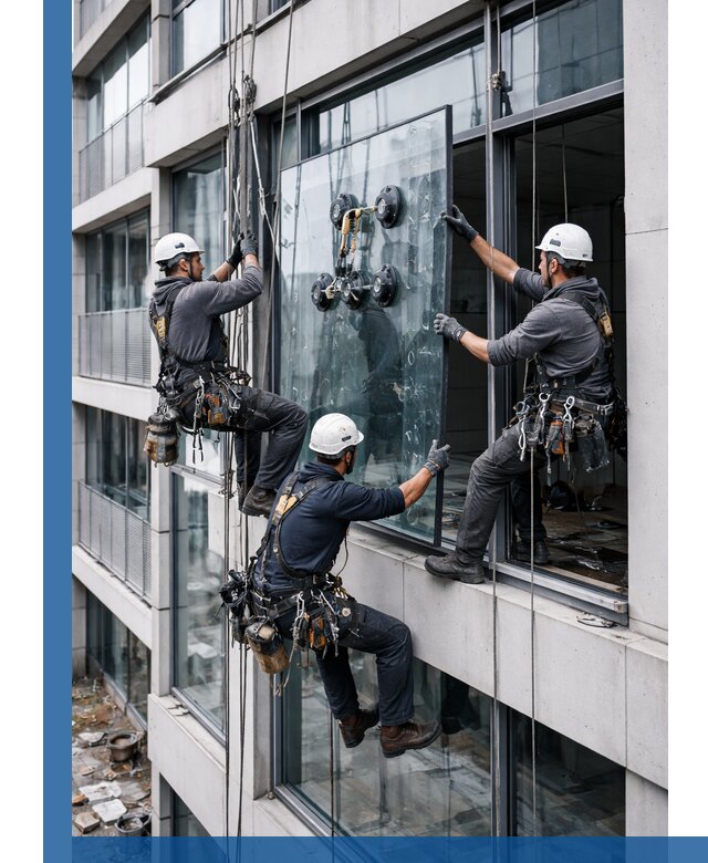Фасадное остекление и монтаж витражей зданий в Самаре под ключ
