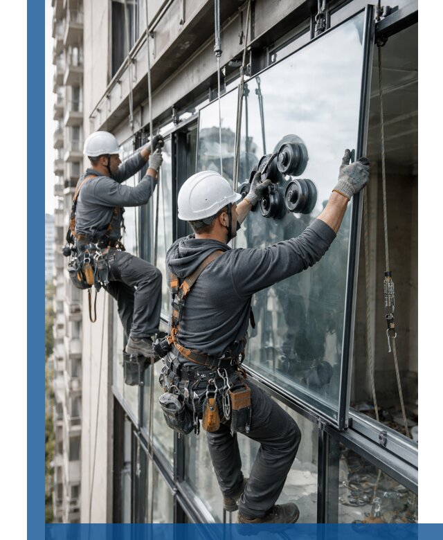 Витражное остекление фасадов и лоджий в Самаре под ключ