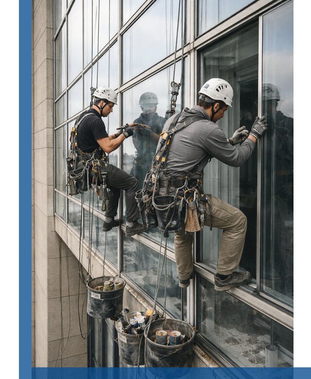 Ремонт витражных конструкций и фасадного остекления в Самаре