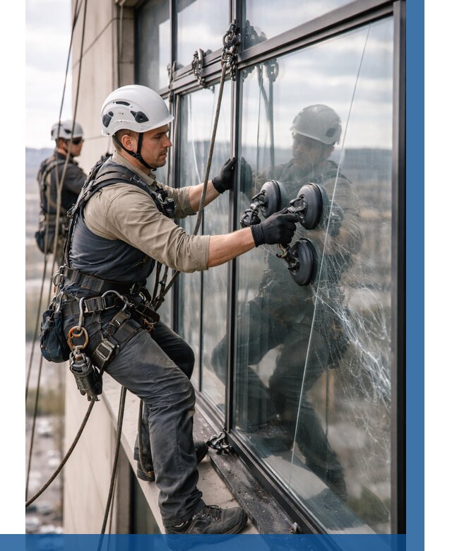 Замена стекла в витраже в Самаре под ключ от 8590 р. | ВЫСОТНИК-Смр