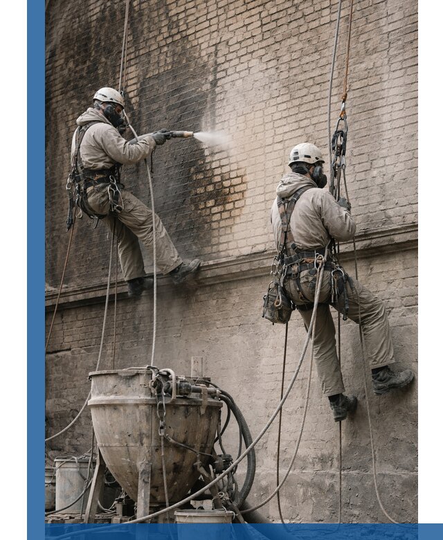 Пескоструйная очистка фасадов в Самаре профессионально