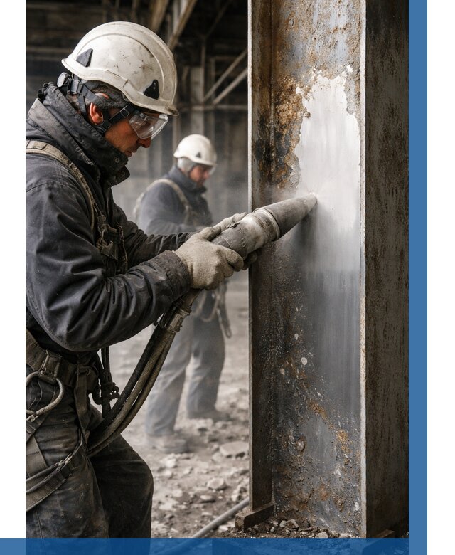 Удаление старой краски с металла в Самаре от 455 р. | ВЫСОТНИК-Смр