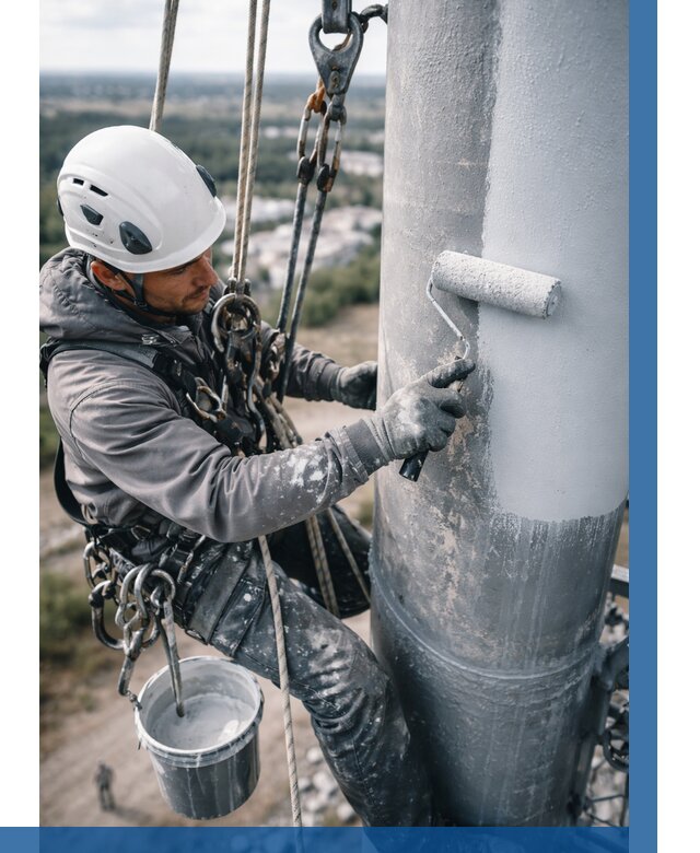 Покраска мачт связи под ключ в Самаре от 859 р. | ВЫСОТНИК-Смр