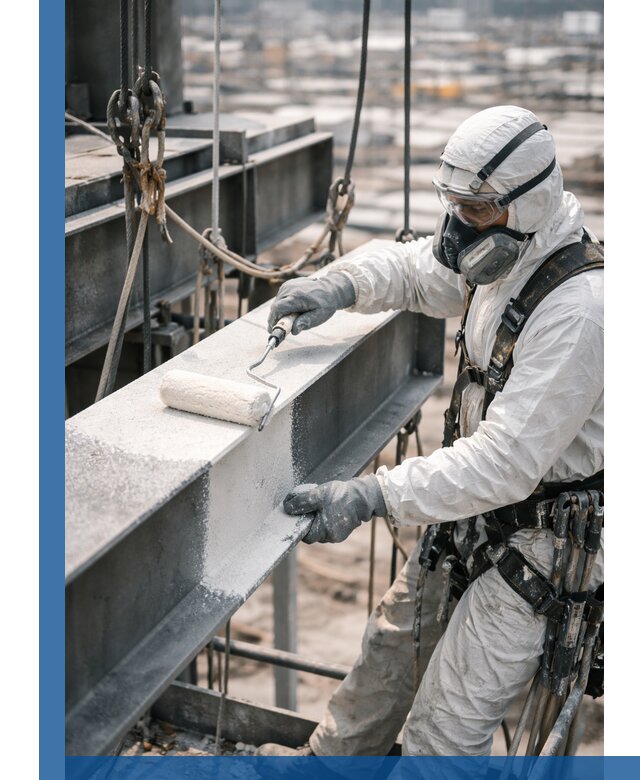 Профессиональная огнезащитная обработка металлоконструкций в Самаре