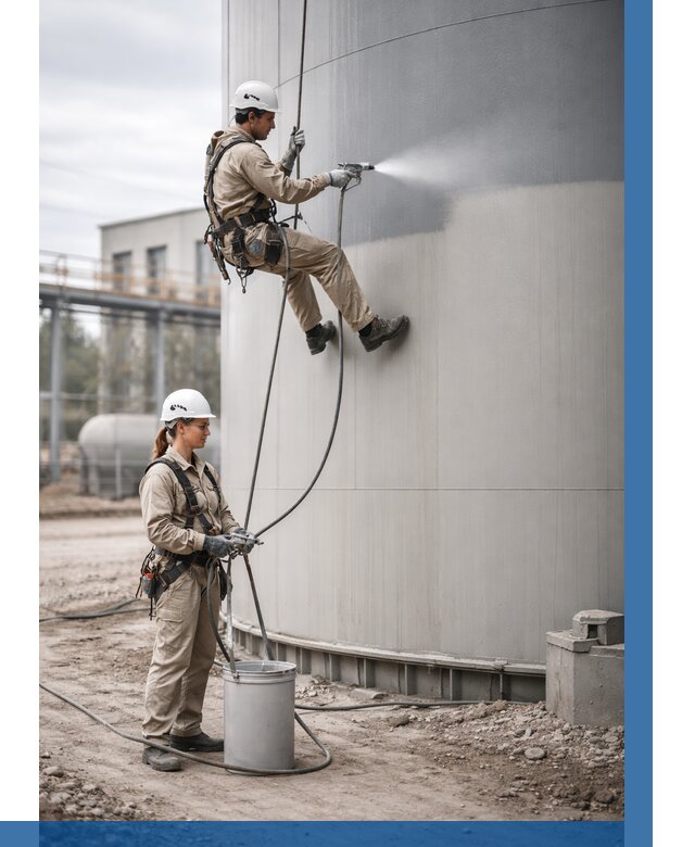 Покраска резервуаров в Самаре от 1213 р. | ВЫСОТНИК-Смр — заказать