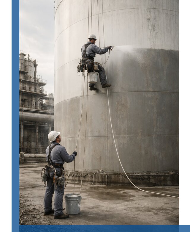 Покраска стальных резервуаров и емкостей в Самаре профессионально