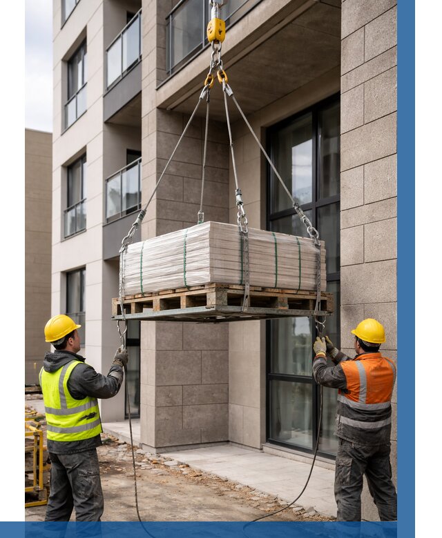 Подъем керамогранита на этаж в Самаре от 3537 р. | ВЫСОТНИК-Смр