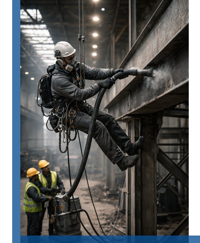 Обеспыливание конструкций в цехах промышленного производства в Самаре