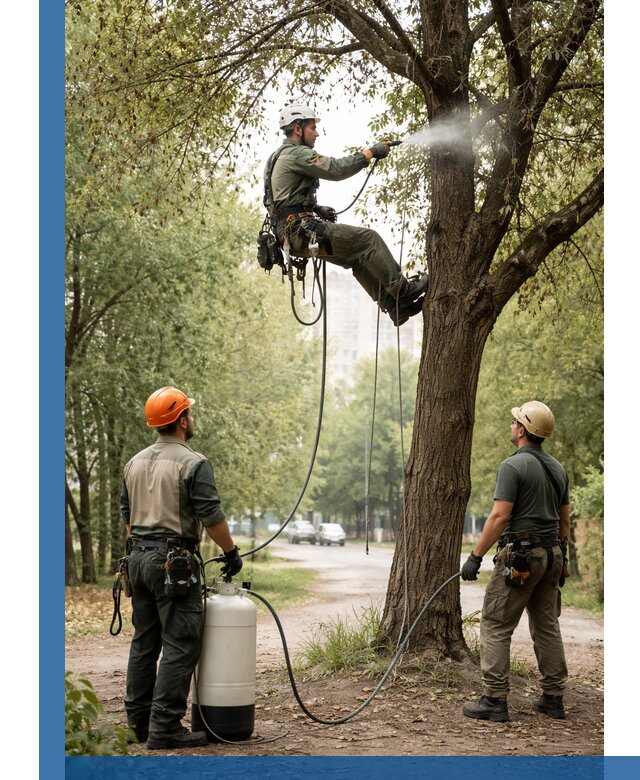 Обработка деревьев от вредителей в Самаре профессиональная защита