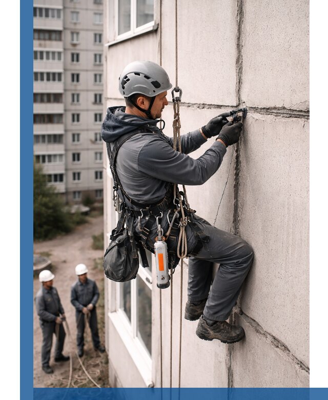 Обследование межпанельных швов и герметизация в Самаре