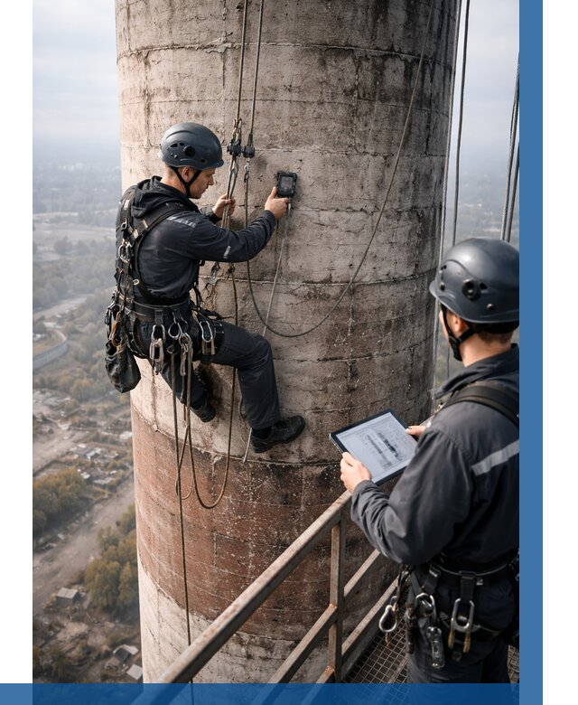 Обследование дымовой трубы в Самаре от 8085 р. | ВЫСОТНИК-Смр